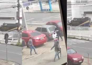 Deputado Cabo Gilberto posta caso do assalto a carro-forte em CG e cobra do Governo segurança à população