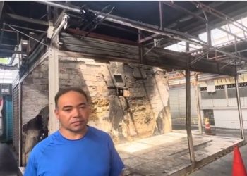 Incêndio destrói loja de calçados em Mangabeira e família que trabalha há 35 anos no local, busca financiamento para recomeçar