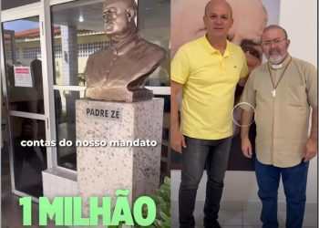 Deputado Cabo Gilberto anuncia R$ 1 milhão em recursos de emenda parlamentar para o Hospital Padre Zé