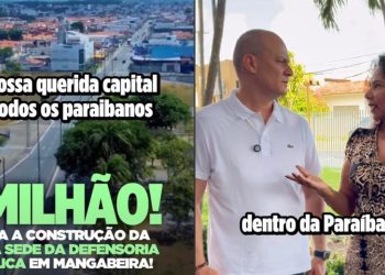 Deputado Cabo Gilberto destina R$ 1 milhão em recursos para sede da Defensoria Pública em Mangabeira