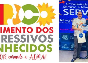 Idealizador do Movimento dos Depressivos Conhecidos (MDC) palestra na 45ª Conferência do Rotary Internacional