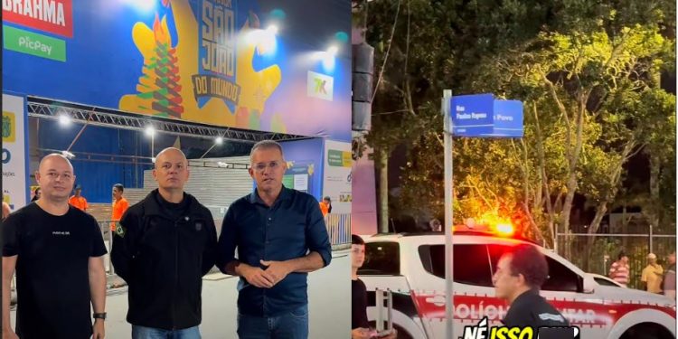 Deputados Cabo Gilberto e Sgt Neto fiscalizam condições dos profissionais de segurança nas Festas Juninas em toda a Paraíba