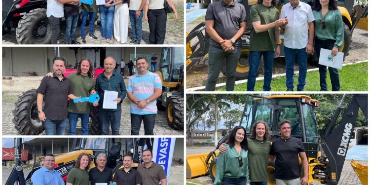 Veneziano entrega maquinário agrícola em parceria com a Codevasf e beneficia mais seis cidades paraibanas