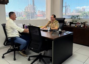 Deputado sargento Neto se reúne com o subcomandante-geral da Polícia Militar da Paraíba
