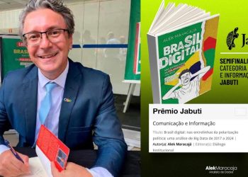 Especialista em dados, Alek Maracajá é semifinalista do Prêmio Jabuti Acadêmico com o livro Brasil Digital
