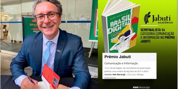 Especialista em dados, Alek Maracajá é semifinalista do Prêmio Jabuti Acadêmico com o livro Brasil Digital