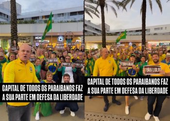 Deputado Cabo Gilberto participa de Manifesto em João Pessoa, “Em defesa da liberdade e da Democracia”