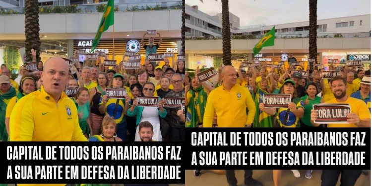 Deputado Cabo Gilberto participa de Manifesto em João Pessoa, “Em defesa da liberdade e da Democracia”
