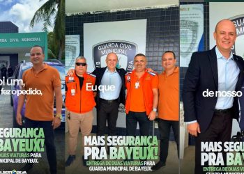 Deputado Cabo Gilberto destina recursos de emendas parlamentares e Guarda de Bayeux ganha viaturas novas