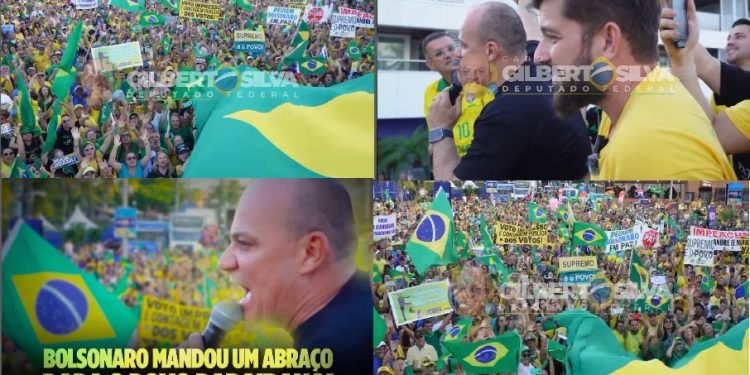 VÍDEOS E FOTOS- Deputado Cabo Gilberto parabeniza lideranças e conservadores por Manifesto em João Pessoa