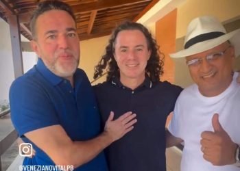 Prefeito e Presidente da Câmara de Serra Branca agradecem a Veneziano atuação em favor do Cariri e reafirmam compromissos