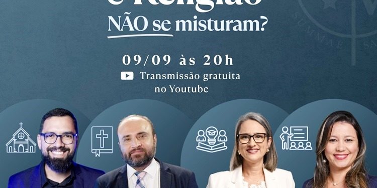 “Educação e Religião não se misturam ?” será tema de aula magna da faculdade Cidade Viva nesta terça-feira