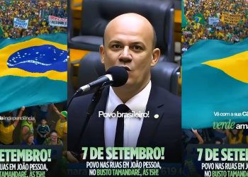 7 DE SETEMBRO – Deputado Cabo Gilberto convoca população para manifestos em João Pessoa, Cabedelo e Patos
