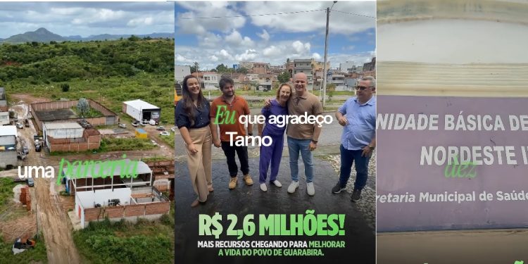 Léa e Camila Toscano agradecem ao deputado Cabo Gilberto recursos para distrito mecânico, saúde e asfalto em Guarabira