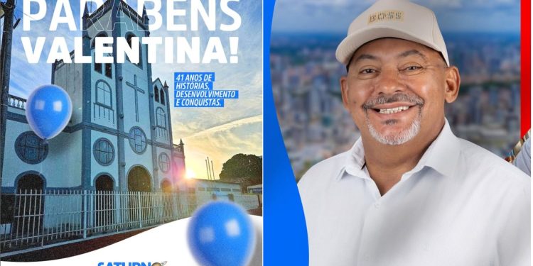 Identificado com as causas do Valentina, Saturno destaca fé e a força do povo, e parabeniza bairro por seus 41 anos