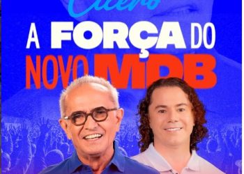 Com presença de líderes nacionais, estaduais e apoiadores, Cícero se filia ao MDB nesta 2ª feira e disputará Governo