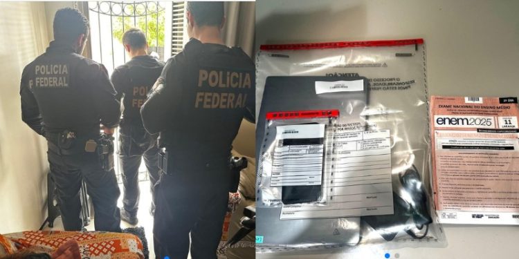 Operação da Polícia Federal cumpre mandado de busca em apuração sobre possível fraude no ENEM