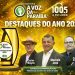 Troféus aos “Destaques do Ano de 2025” serão entregues pelo programa A Voz da Paraíba, na 100.5 FM Líder na última edição do ano