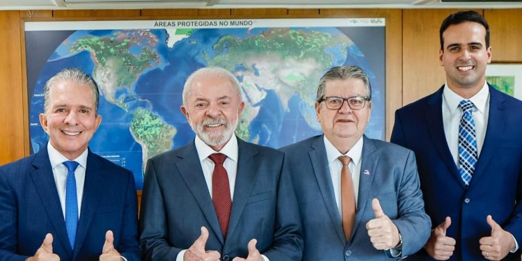 CHAPA PRONTA – Lucas Ribeiro encontra presidente Lula e reforça alinhamento com Governo Federal