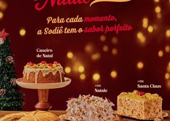Sodiê lança linha especial de fim de ano com sabores inéditos, panetones recheados e kits presenteáveis