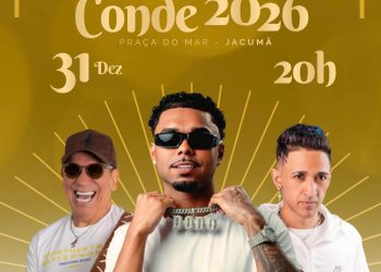 Réveillon de Conde 2026 terá Dodô Pressão, Capilé e DJ Vini Alves na Praça do Mar, em Jacumã