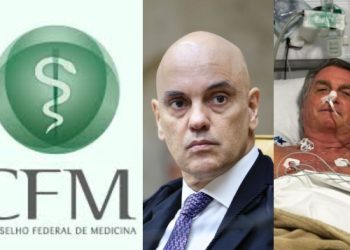 CFM determina sindicância sobre atendimento a Bolsonaro, mas Moraes, do STF, anula e manda PF ouvir dirigente
