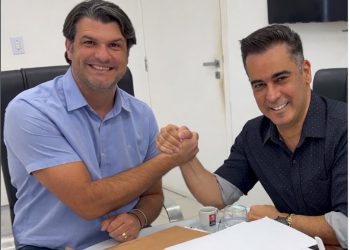Helton Renê durante encontro com vice-prefeito da Capital: “Léo e Cícero, juntos, farão muito mais por João Pessoa e pela Paraíba”