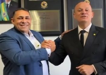 Recebido em Brasília pelo deputado Cabo Gilberto, prefeito de Aparecida agradece recursos e renova pleitos à população