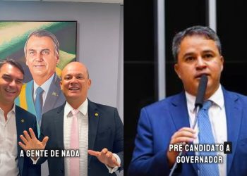 Cabo Gilberto e Flávio Bolsonaro gravam vídeo e convidam para evento com Efraim e Queiroga dia 22 na Paraíba