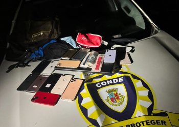 Guarda Municipal de Conde é acionada e consegue recuperar celulares  após ocorrência de assalto a loja