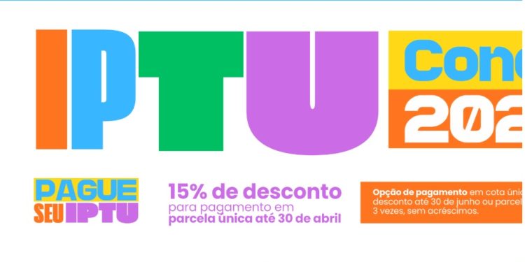 Prefeitura de Conde lança campanha de IPTU com descontos e acesso facilitado online