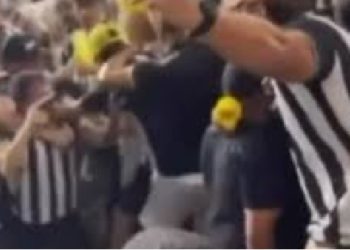 MP abre investigação para identificar torcedor que sacou arma em confusão na arquibancada no jogo Botafogo x Sousa