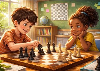 Como o xadrez ajuda crianças hiperativas a desenvolverem foco e disciplina – por professor Fernando Lopes