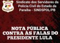 Após Clube dos Oficiais, Sindicato da Polícia Civil critica fala de Lula sobre não devolver celulares roubados às delegacias