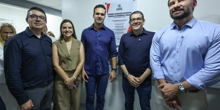 Governador Lucas Ribeiro entrega reforma de enfermarias do Hospital de Trauma de João Pessoa