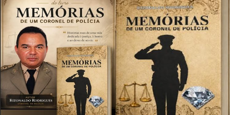 Cel PM Rizonaldo Rodrigues lança “Memórias de um Coronel de Polícia” próximo dia 10 no Clube dos Oficiais