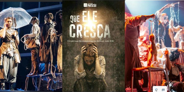 Espetáculo “Que Ele Cresça” da Cia Nissi será encenado neste sábado (4) no Centro de Convenções Cidade Viva