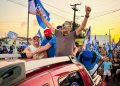Samuka arrasta multidão pelas ruas de Tibiri em caminhada neste domingo