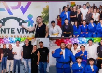 Prefeito Léo Bezerra, secretários e população prestigiam Saturno e Rosângela na inauguração da Ong Ponte Viva