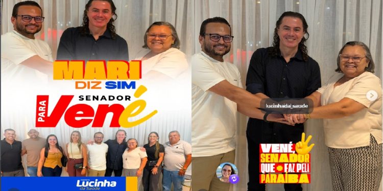 Prefeita de Mari, Lucinha, reforça apoio à reeleição do senador Veneziano, “Já demonstrou trabalho e compromisso”