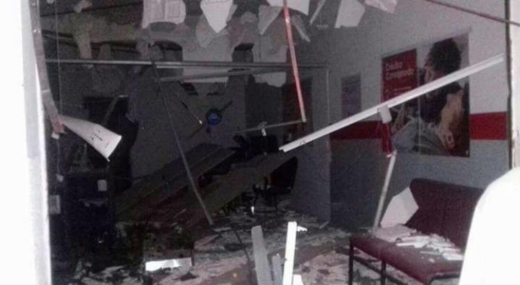 Bandidos explodem Bradesco em Boqueirão. Foi o 48º caso de ataques a banco este ano na Paraíba