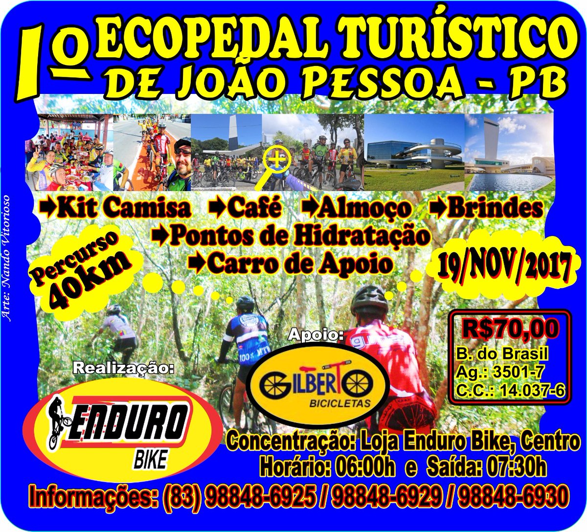 Evento inédito de ciclismo vai visitar principais pontos turísticos de João Pessoa