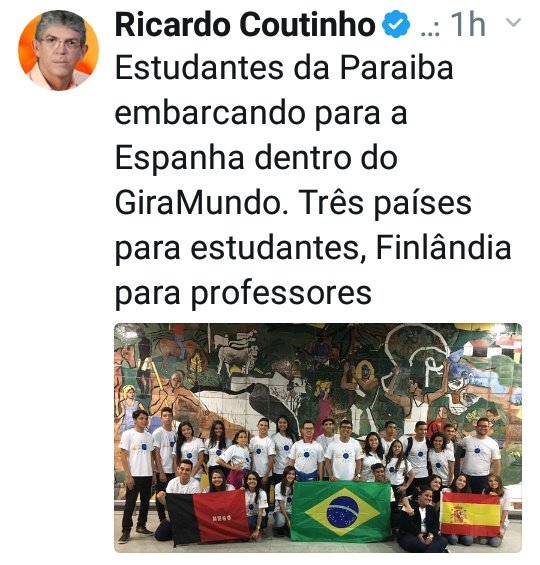 Governador comemora nas redes sociais mais um embarque de estudantes para a Europa