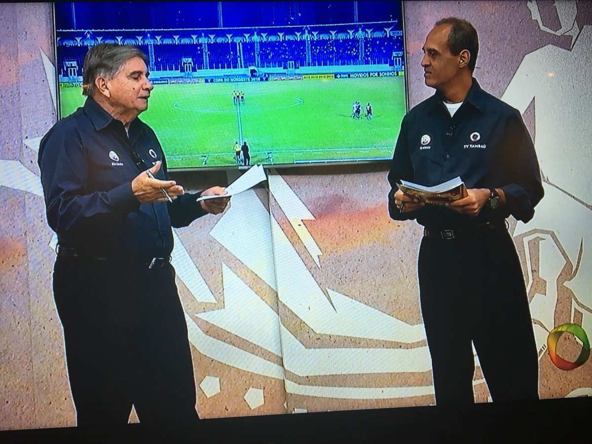 TV Tambáu estreia cobertura da Copa Nordeste, com narração de Ivan Nunes, e comentários do professor União