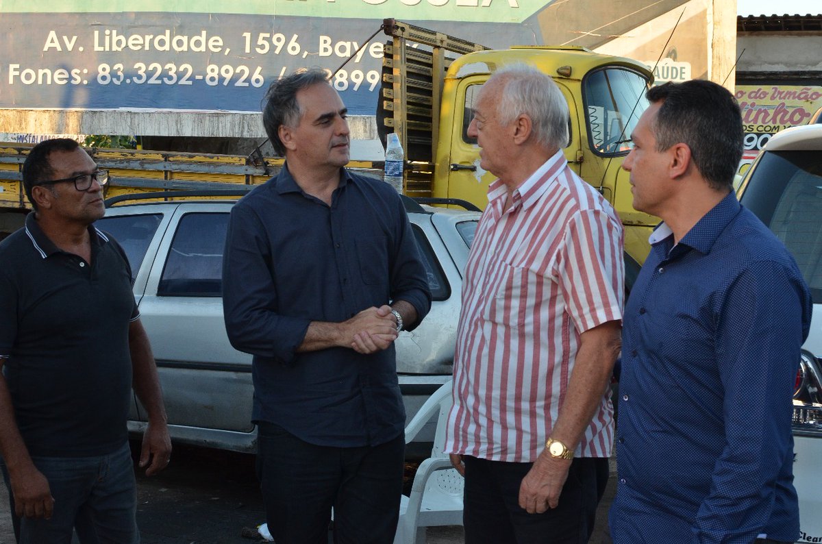 Já mostra uma postura diferente, de diálogo com prefeitos e a população diz Panta ao receber Lucélio Cartaxo