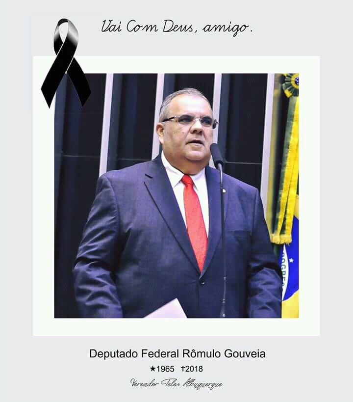 Corpo de Rômulo Gouveia será velado na Câmara de Vereadores e sepultamento amanhã às 17h