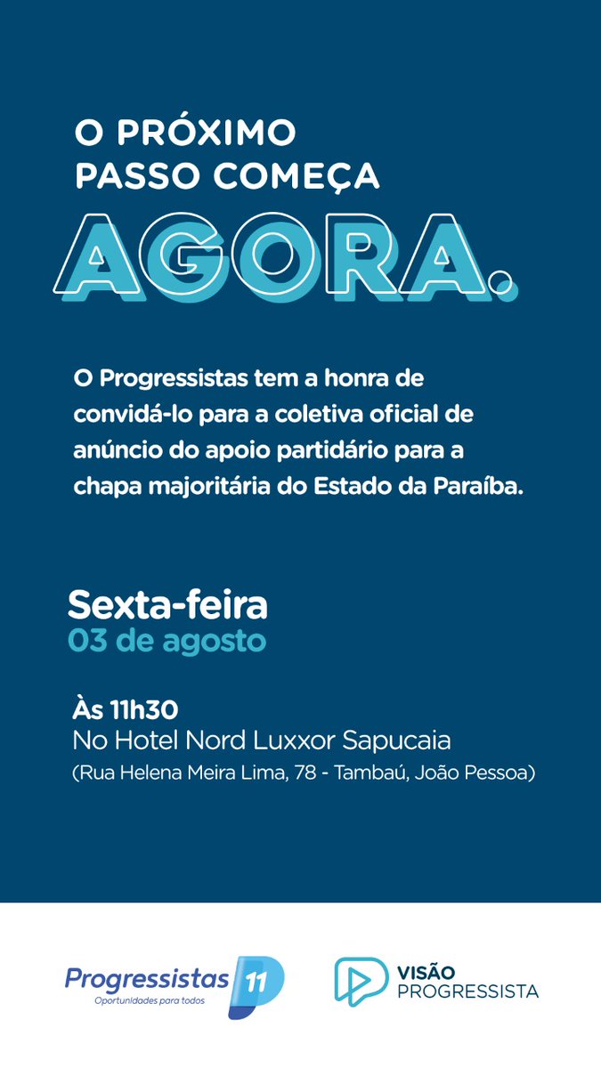 PP põe fim ao mistério e anuncia hoje quem apoiará para governador da Paraíba