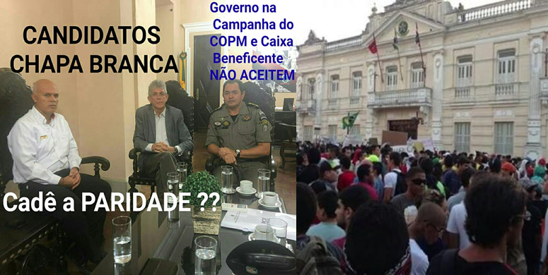 Clube dos Oficiais repudia ingerência do Governo em eleições de entidades da Polícia e Bombeiros Militares na Paraíba