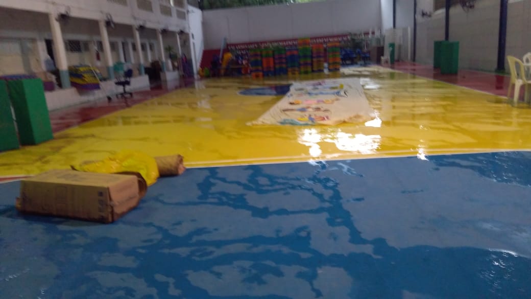DINHEIRO PELO RALO : Após reforma milionária, creche da Assembleia Legislativa não aguenta primeira chuva, e início do ano letivo é cancelado para segurança das crianças