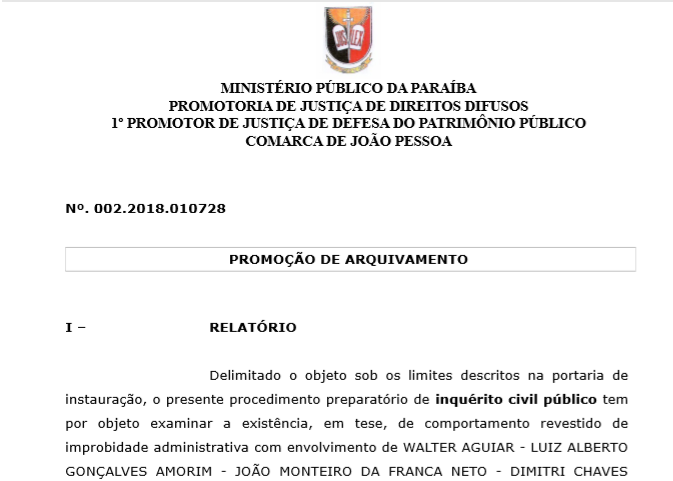 MP arquiva investigação sobre denúncia de que parentes de políticos eram funcionários fantasmas no Sebrae
